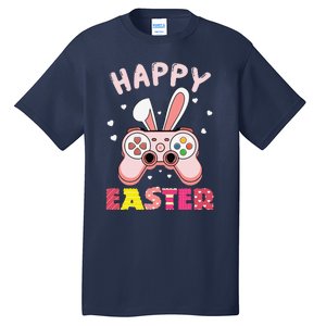 Video Game Easter Bunny Gaming Controller Gamer Tall T-Shirt