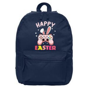 Video Game Easter Bunny Gaming Controller Gamer 16 in Basic Backpack