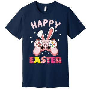 Video Game Easter Bunny Gaming Controller Gamer Premium T-Shirt