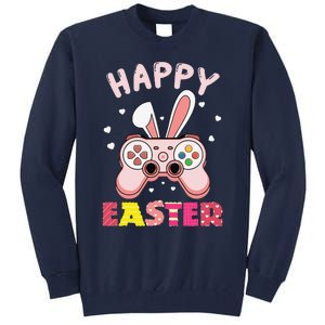 Video Game Easter Bunny Gaming Controller Gamer Tall Sweatshirt