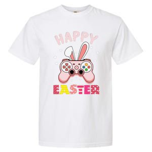 Video Game Easter Bunny Gaming Controller Gamer Garment-Dyed Heavyweight T-Shirt