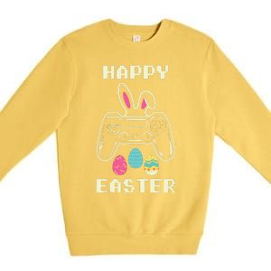 Video Game Easter Bunny Gaming Gamer Premium Crewneck Sweatshirt