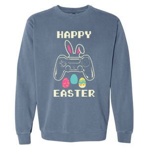 Video Game Easter Bunny Gaming Gamer Garment-Dyed Sweatshirt