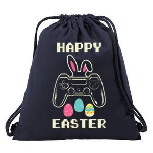 Video Game Easter Bunny Gaming Gamer Drawstring Bag