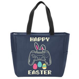 Video Game Easter Bunny Gaming Gamer Zip Tote Bag