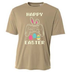 Video Game Easter Bunny Gaming Gamer Cooling Performance Crew T-Shirt