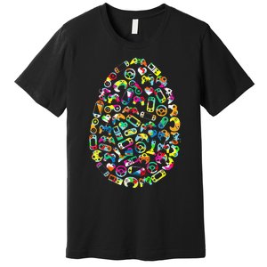 Video Game Easter Bunny Gaming Controller Gamer Premium T-Shirt