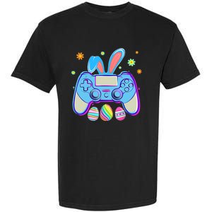 Video Game Easter Bunny Gaming Controller Gamer Boy Girl Garment-Dyed Heavyweight T-Shirt