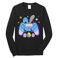 Video Game Easter Bunny Gaming Controller Gamer Boy Girl Long Sleeve Shirt