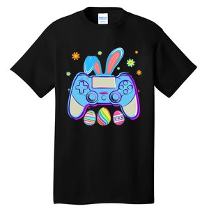 Video Game Easter Bunny Gaming Controller Gamer Boy Girl Tall T-Shirt