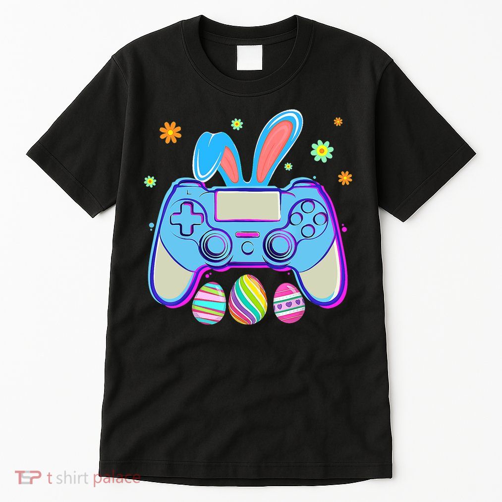 Video Game Easter Bunny Gaming Controller Gamer Boy Girl Tall T-Shirt