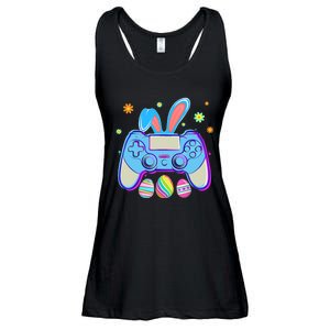 Video Game Easter Bunny Gaming Controller Gamer Boy Girl Ladies Essential Flowy Tank