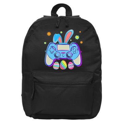 Video Game Easter Bunny Gaming Controller Gamer Boy Girl 16 in Basic Backpack