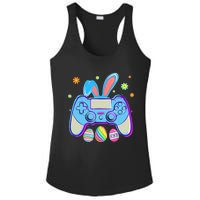 Video Game Easter Bunny Gaming Controller Gamer Boy Girl Ladies PosiCharge Competitor Racerback Tank