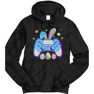 Video Game Easter Bunny Gaming Controller Gamer Boy Girl Tie Dye Hoodie