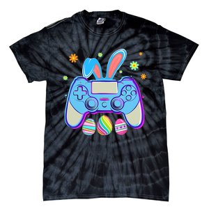 Video Game Easter Bunny Gaming Controller Gamer Boy Girl Tie-Dye T-Shirt