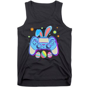 Video Game Easter Bunny Gaming Controller Gamer Boy Girl Tank Top