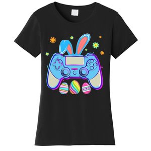 Video Game Easter Bunny Gaming Controller Gamer Boy Girl Women's T-Shirt