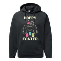 Video Game Easter Bunny Gaming funny ester day Performance Fleece Hoodie