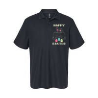 Video Game Easter Bunny Gaming funny ester day Softstyle Adult Sport Polo