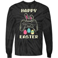 Video Game Easter Bunny Gaming funny ester day Tie-Dye Long Sleeve Shirt