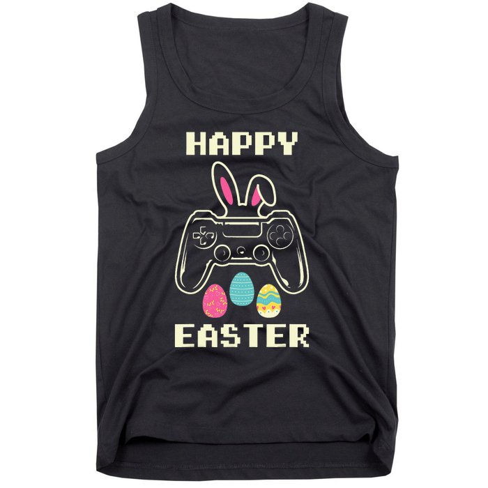 Video Game Easter Bunny Gaming funny ester day Tank Top