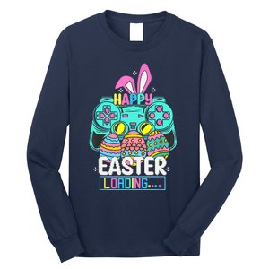 Video Game Easter Bunny Gaming Controller Gamer Long Sleeve Shirt