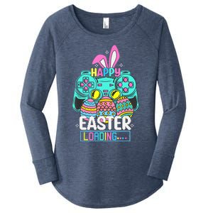 Video Game Easter Bunny Gaming Controller Gamer Women's Perfect Tri Tunic Long Sleeve Shirt