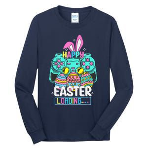 Video Game Easter Bunny Gaming Controller Gamer Tall Long Sleeve T-Shirt