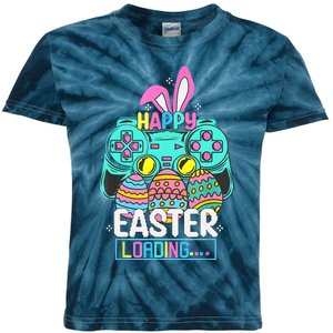 Video Game Easter Bunny Gaming Controller Gamer Kids Tie-Dye T-Shirt