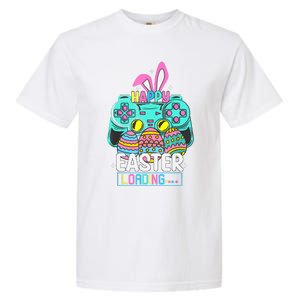 Video Game Easter Bunny Gaming Controller Gamer Garment-Dyed Heavyweight T-Shirt