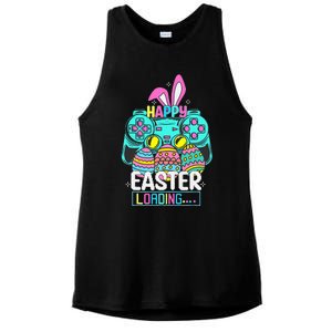 Video Game Easter Bunny Gaming Controller Gamer Ladies PosiCharge Tri-Blend Wicking Tank