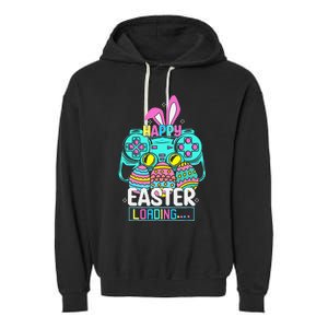 Video Game Easter Bunny Gaming Controller Gamer Garment-Dyed Fleece Hoodie