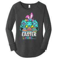 Video Game Easter Bunny Gaming Controller Gamer Women's Perfect Tri Tunic Long Sleeve Shirt