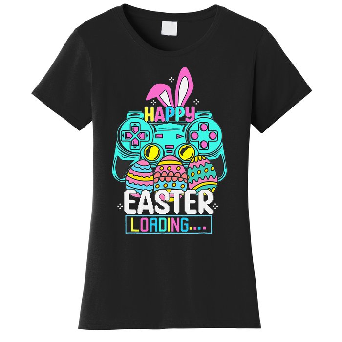 Video Game Easter Bunny Gaming Controller Gamer Women's T-Shirt