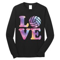 Volleyball Gift For Teen Girls Women Love Volleyball Gift Long Sleeve Shirt