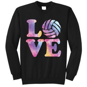 Volleyball Gift For Teen Girls Women Love Volleyball Gift Sweatshirt