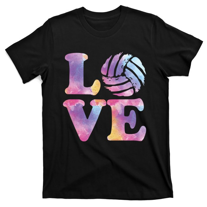 Volleyball Gift For Teen Girls Women Love Volleyball Gift T-Shirt