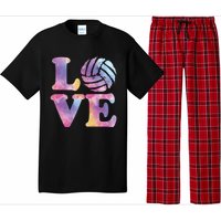 Volleyball Gift For Teen Girls Women Love Volleyball Gift Pajama Set