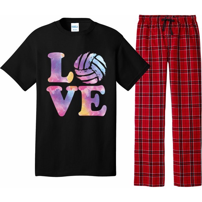 Volleyball Gift For Teen Girls Women Love Volleyball Gift Pajama Set