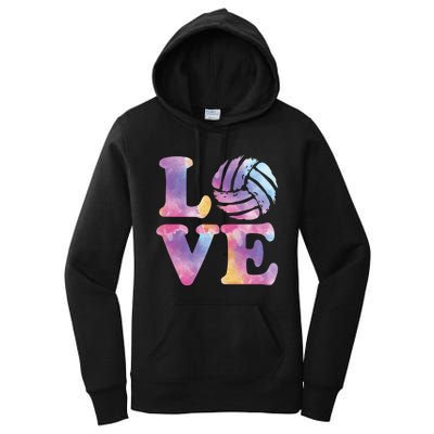 Volleyball Gift For Teen Girls Women Love Volleyball Gift Women's Pullover Hoodie