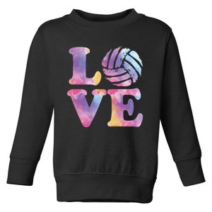 Volleyball Gift For Teen Girls Women Love Volleyball Gift Toddler Sweatshirt