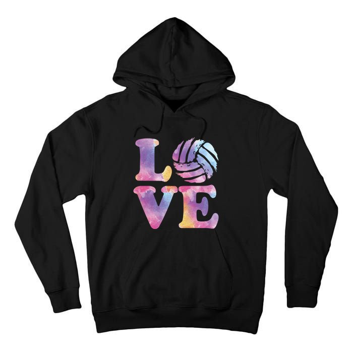 Volleyball Gift For Teen Girls Women Love Volleyball Gift Tall Hoodie