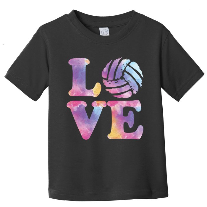 Volleyball Gift For Teen Girls Women Love Volleyball Gift Toddler T-Shirt