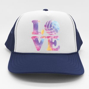 Volleyball Gift For Teen Girls Women Love Volleyball Gift Trucker Hat