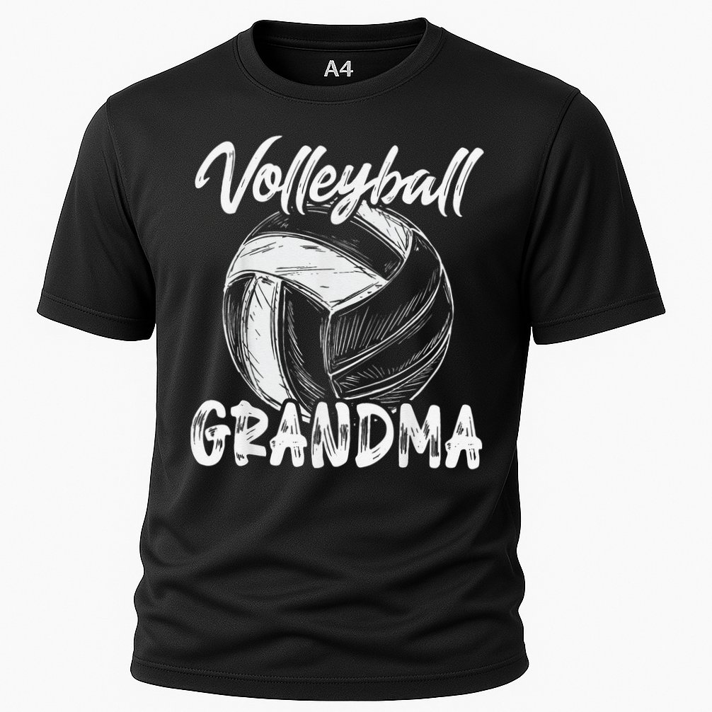 Volleyball Grandma For  Family Matching Players Team Cooling Performance Crew T-Shirt