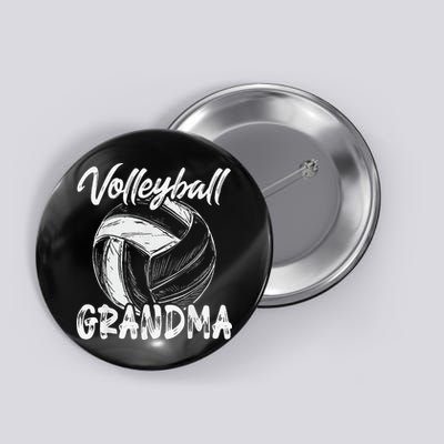 Volleyball Grandma For  Family Matching Players Team Button