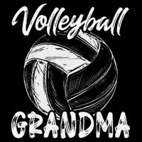 Volleyball Grandma For  Family Matching Players Team Button