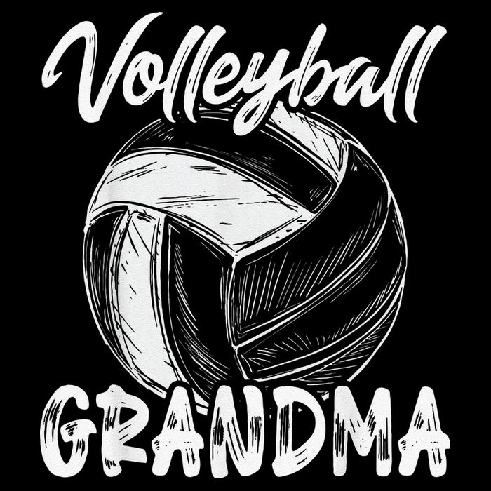 Volleyball Grandma For  Family Matching Players Team Button