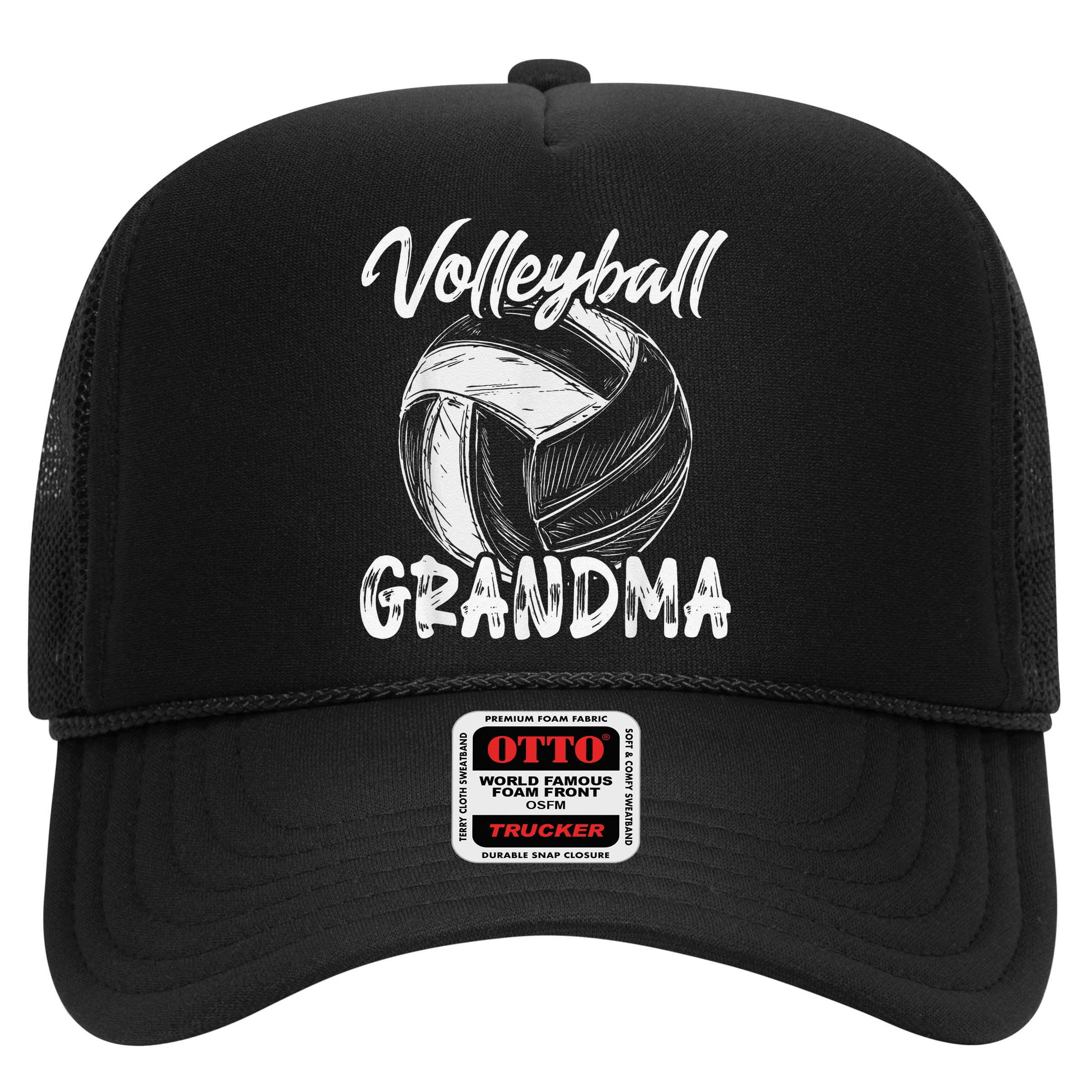Volleyball Grandma For  Family Matching Players Team Hat